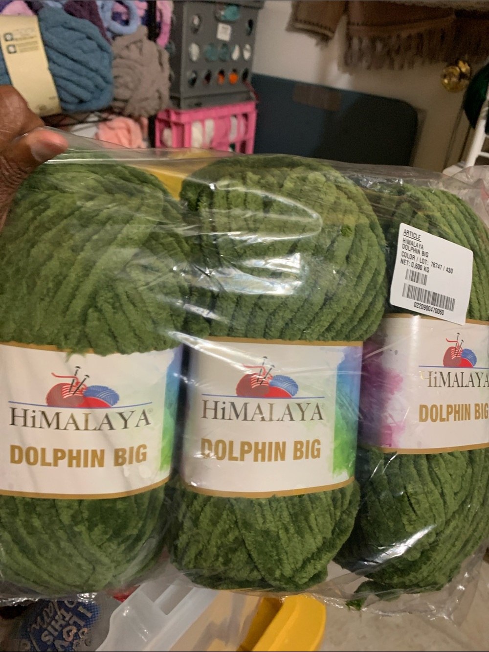 New Himalaya Dolphin Big 3-Pack Bundle Green Yarn Bulky #6